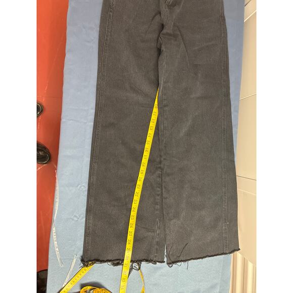 Pacsun Blue Low Rise Baggy Jeans Size 25 Freyed Hem Wide Leg Pre-owned - Picture 7 of 8